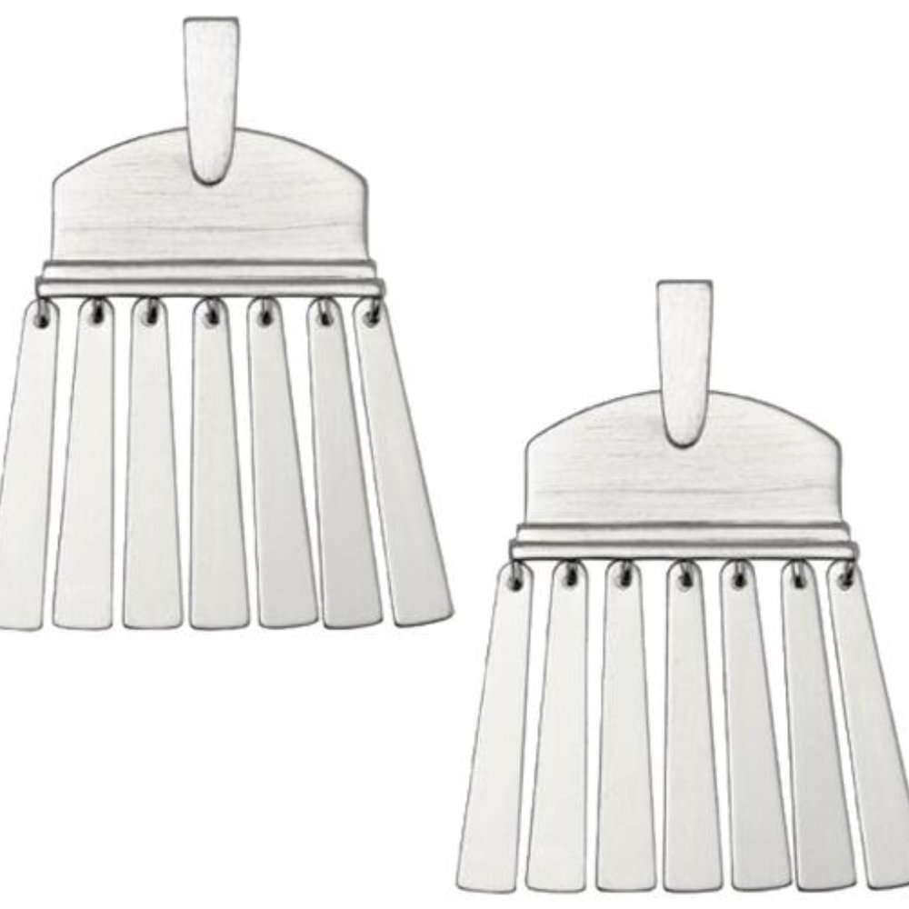 [Kendra Scott] Layne Earrings - Silver